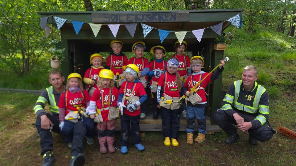 Lag et sølekjøkken med barna